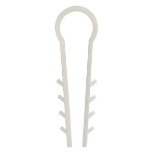 Дюбель-хомут (d 10) белый под круглый кабель (уп.100шт)