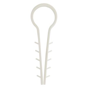 Дюбель-хомут (d 16) белый под круглый кабель (уп.50шт)