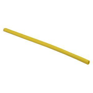 Термоусадочная трубка с клеевым слоем d 6,4мм желтая шт.(1м)