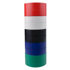 Изолента 0,13мм*19мм/20м Набор №1 (2 черные+2синие+2красные+2зеленые+2белые)