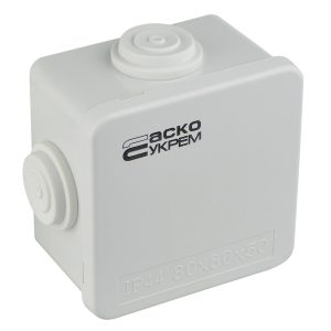 Коробка распределительная 80х80х50 IP65 наружная пласт. TY-RA