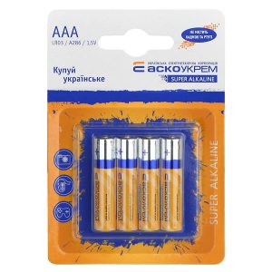 Батарейка лужна AАА.LR03.BL4 (blister 4)