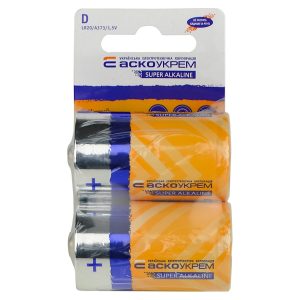 Батарейка лужна D.LR20.SC2 (shrink card 2)