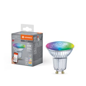 Лампа ЛЕД куля  5W 2700-6500K 350lm RGBW SMARTWIFIPAR16 230VRGBWFRGU104X1LEDV (3 роки) OSRAM
