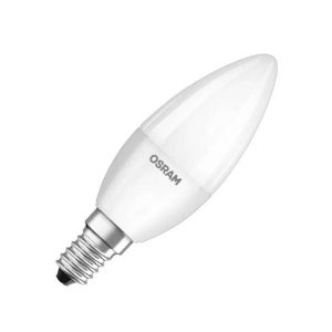 Лампа ЛЕД свічка  7,5W 3000K 806lm E14 VALUE СL B75 230V FR 10X1 w.o. CE (2 роки) "OSRAM"