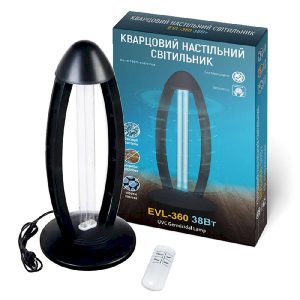 Кварцовий настільний світильник EVL-360 38Вт без озону