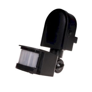 Датчик руху 180° 1200W настінно-стельовий IP44 SW-01 чорний "Євросвітло"