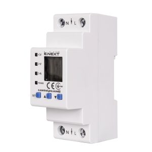 Реле контролю напруги та струму однофазне 63А з індикацією e.control.pro.vcm63