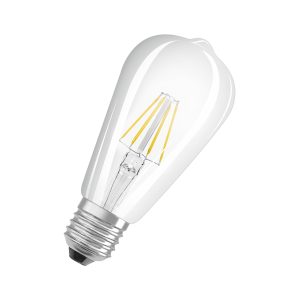 Лампа ЛЕД філаментна  7W 2700K 806lm E27 LEDISON60 827 230V FIL 6X1 (3 роки) OSRAM