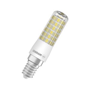 Лампа ЛЕД капсульна   7W 2700К 806lm E14 LEDTSLIM60D CL 827 230V 6X1 (3 роки) OSRAM