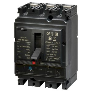 Автомат силовой трехполюсный 125А 36кА NBS-TMS (0.8-1)In/фикс.) 160/3L "ЕТІ"
