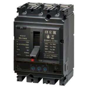 Автомат силовой трехполюсный 100А 50кА NBS-E (0.4-1)In/(1.5-10)In) 100/3S "ЕТІ"