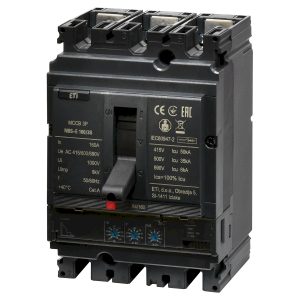 Автомат силовой трехполюсный 160А 50кА NBS-E (0.4-1)In/(1.5-10)In) 160/3S "ЕТІ"