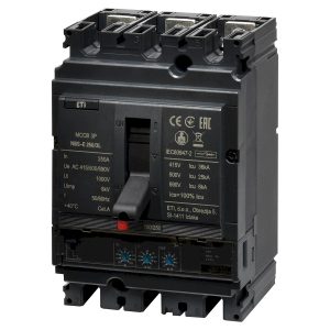 Автомат силовой трехполюсный 250А 36кА NBS-E (0.4-1)In/(1.5-10)In) 250/3L "ЕТІ"