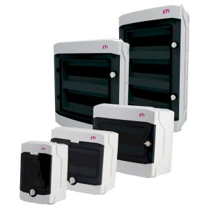 Щит пласт. ЩРН-П- 24 мод IP65 зовн. прозрачная дверца ECH-18PTu