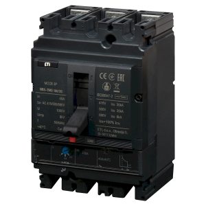 Автомат силовой трехполюсный 40А 50кА NBS-TMS (0.8-1)In/фикс.) 100/3S "ЕТІ"