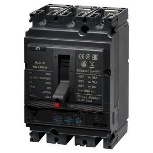 Автомат силовой трехполюсный 250А 85кА NBS-E (0.4-1)In/(1.5-10)Ir) 250/3H "ЕТІ"