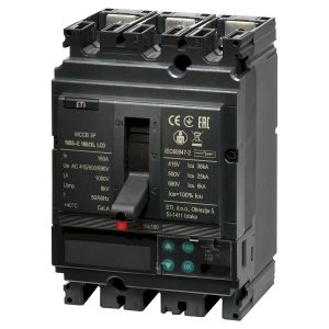 Автомат силовой трехполюсный 160А 36кА NBS-E LCD (0.4-1)In/(1.5-12)In) 160/3L "ЕТІ"
