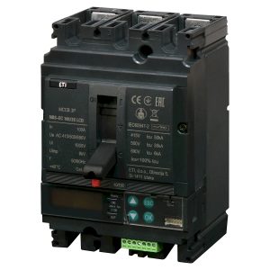 Автомат силовой трехполюсный 100А 50кА NBS-EC LCD (0.4-1)In/(1.5-12)In) 100/3S "ЕТІ"