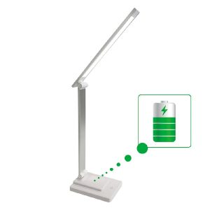 Лампа настільна 10W 500Lm Ridy-10-2-PWR біла (1 рік) "Євросвітло"