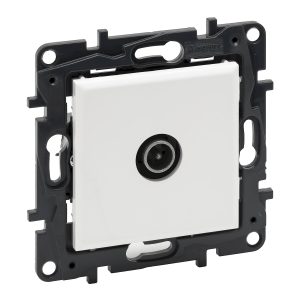 Розетка TV "зірка" NILOE STEP білий