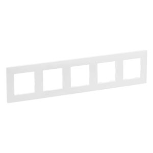 Рамка 5-ти кратна NILOE STEP білий