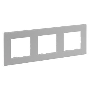 Рамка 3-х кратна NILOE STEP сталь