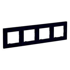 Рамка 4-х кратна NILOE STEP чорний