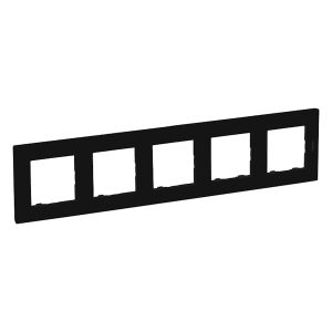 Рамка 5-ти кратна NILOE STEP чорний