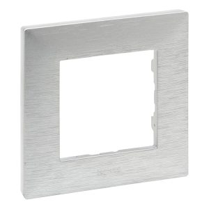 Рамка 1-а кратна NILOE STEP фактурний алюміній