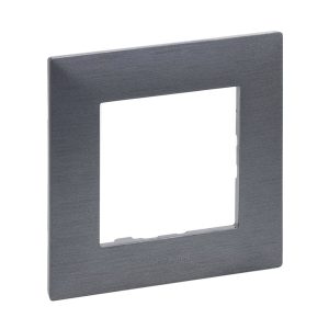 Рамка 1-а кратна NILOE STEP фактурна сталь
