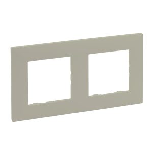 Рамка 2-х кратна NILOE STEP пісочний
