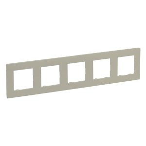Рамка 5-ти кратна NILOE STEP пісочний