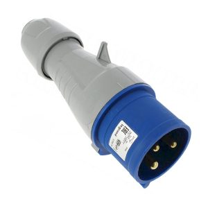 Вилка 023 переносна 2Р+PЕ 32А 230В IP44 P17