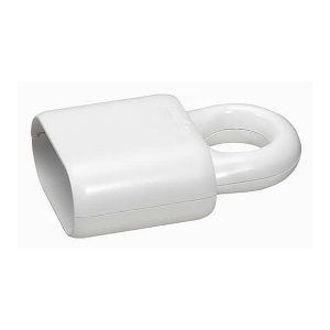 Розетка пряма з кільцем без З/К біла LEGRAND