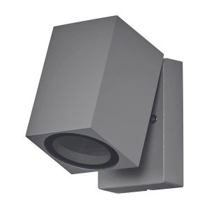 Світильник фасадний GU10 IP44 Endura Classic Cube Adjustabl срібний