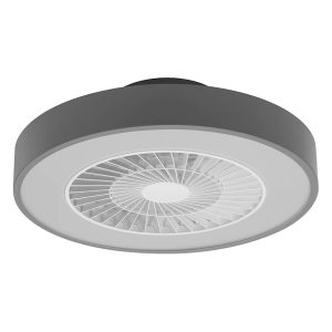 Світильник LED 78 Вт IP20 Світильник-вентилятор SMART+ Wifi Ceiling Fan LED Cylinder сірий
