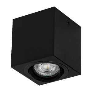 Світильник GU10 IP20 Spot Spot Surface Square алюміній чорний