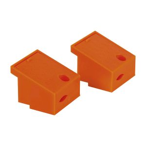 Затискач для кабеля DR AY DS-P-CLAMP DUO 10X2     LEDV (комплект 2 шт.)