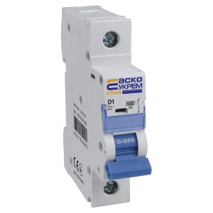 Автомат. выкл. 1-п UTrust 1A D (6кА) "АСКО"