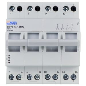 Переключатель нагрузки (I-0-II) RPV 4P 40A "АСКО"