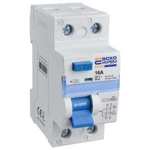 Дифференциальное реле 1P+N 16А 30мА A УЗО UTrust "АСКО"