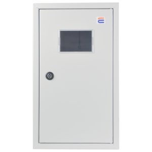 Щит металлический наружный ЩУРн-1/12 IP31 серый UBox "АСКО"