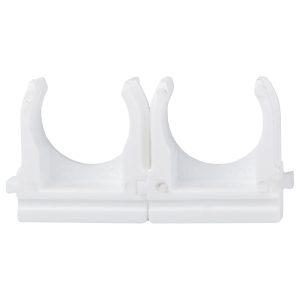 Крепление для гофры белое 20 мм (уп.50шт)