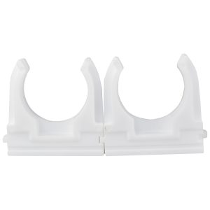 Кріплення для гофри біле 32 мм (уп.25шт)