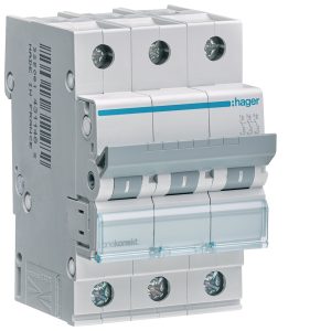 Авт. вим. 3-п. B  10A (6kA) 3M Hager (B)