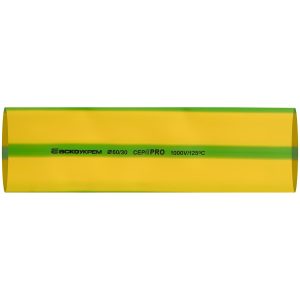 Термоусадочная трубка PRO-60,0/30,0 шт. (1м) серии желто-зеленая