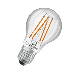 Лампа ЛЕД філаментна  4,9W 2700K 470lm CL E27 (датчик освітленості)  (3 роки) "LEDVANCE"