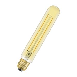 Лампа ЛЕД класична  4W 2000K 400lm E27 1906 TUBE 35 820 230V FIL GOLD 4X1 (3 роки) OSRAM