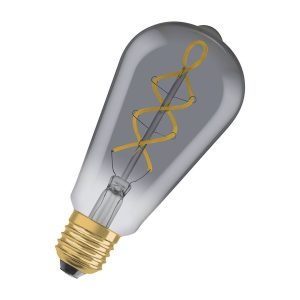 Лампа ЛЕД філаментна  4W 1800K 140lm E27 1906 ISON 230V S SM 4X1 (3 роки) OSRAM